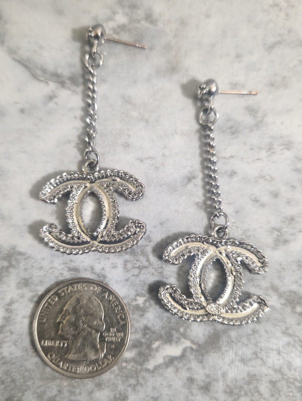 🆕️Pretty Silver Drop Earrings✨️ - Picture 4 of 5